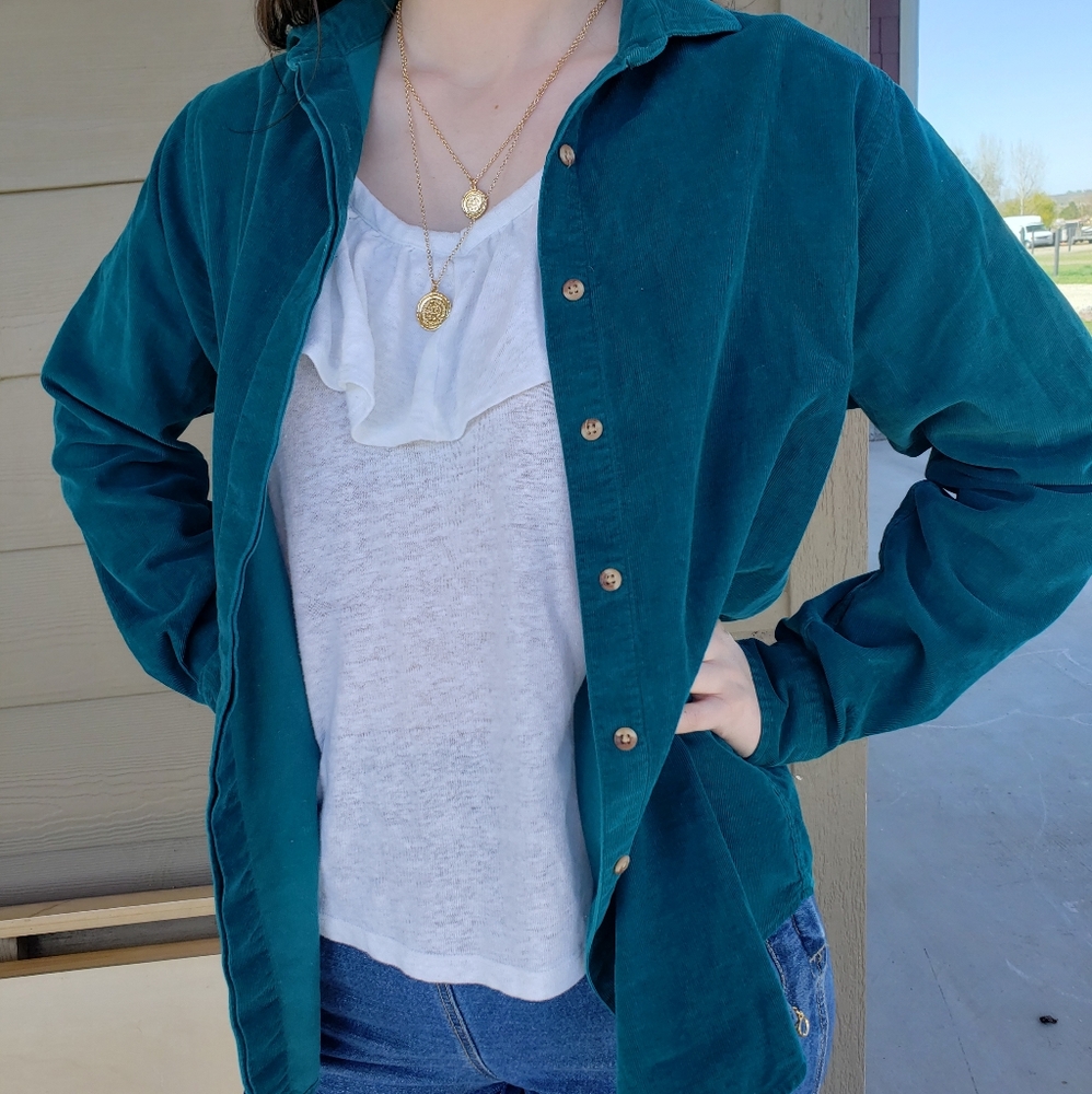 cotton button up